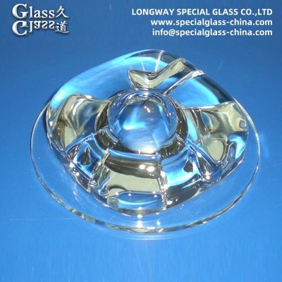 angepasste Pyrex 3.3 Borosilikat Glas Led Straßenlichtlinsen
