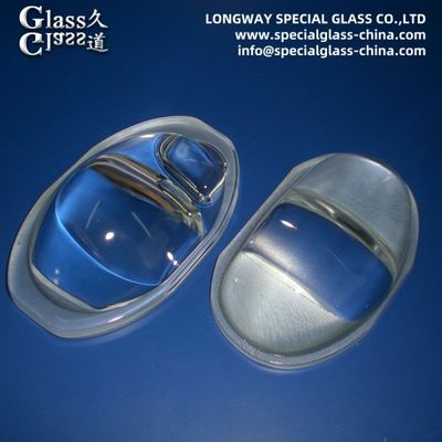 Hochtemperaturbeständige Cob Led Glaslinsen aus Borosilikatglas 3.3