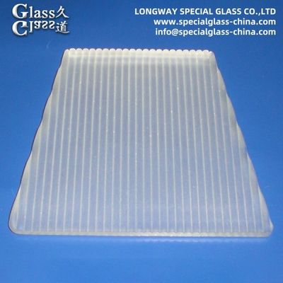 Sandstrahloberflächenlineare Glaslinsen für Spotligh-Lampen