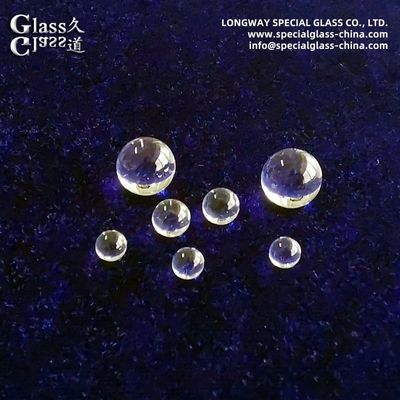 Bk7 optische Glaskugellinsen für Glasfaserkopplung und -kollimation