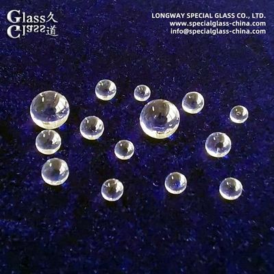 Bk7 optische Glaskugellinsen für Glasfaserkopplung und -kollimation