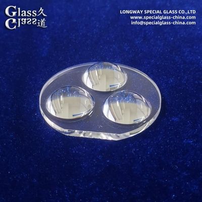 Optisch klare Borosilikatglas Led Asphärische Linse für eine bessere Strahlsteuerung